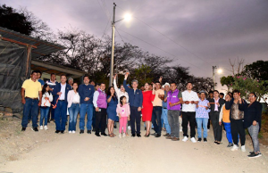 EERSSA inaugura ampliación de redes eléctricas y alumbrado público en El Faique, Celica