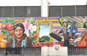 Latidos de Loja: un mural que rinde homenaje a los obreros y trabajadores lojanos