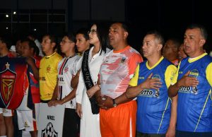 Con unión y camaradería se inauguró el III Torneo Unido y Solidario de Fútbol y Ecuavóley