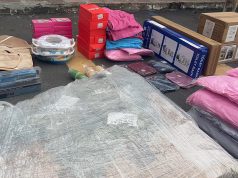 En Catamayo, Policía decomisa mercadería presuntamente ilegal