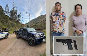 Policía Nacional aprehende a ciudadanos y recupera automotor