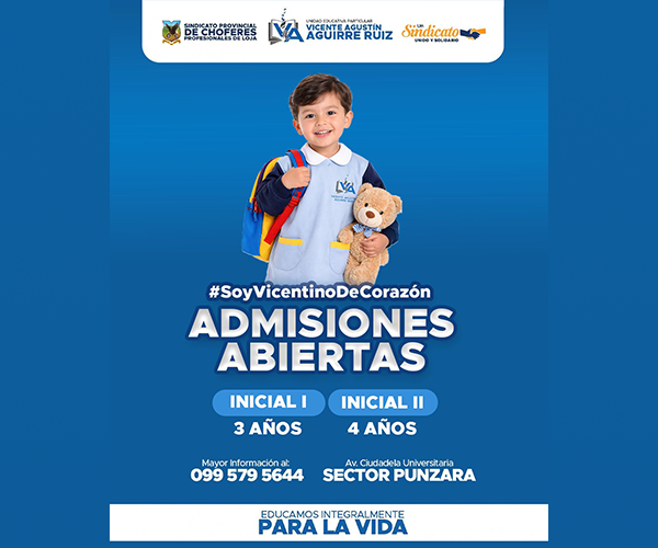 Banner publicitario Vicente Aguirre