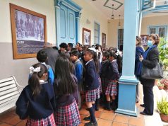 Estudiantes recorren instalaciones del Museo de la Música Salvador Zaragocín